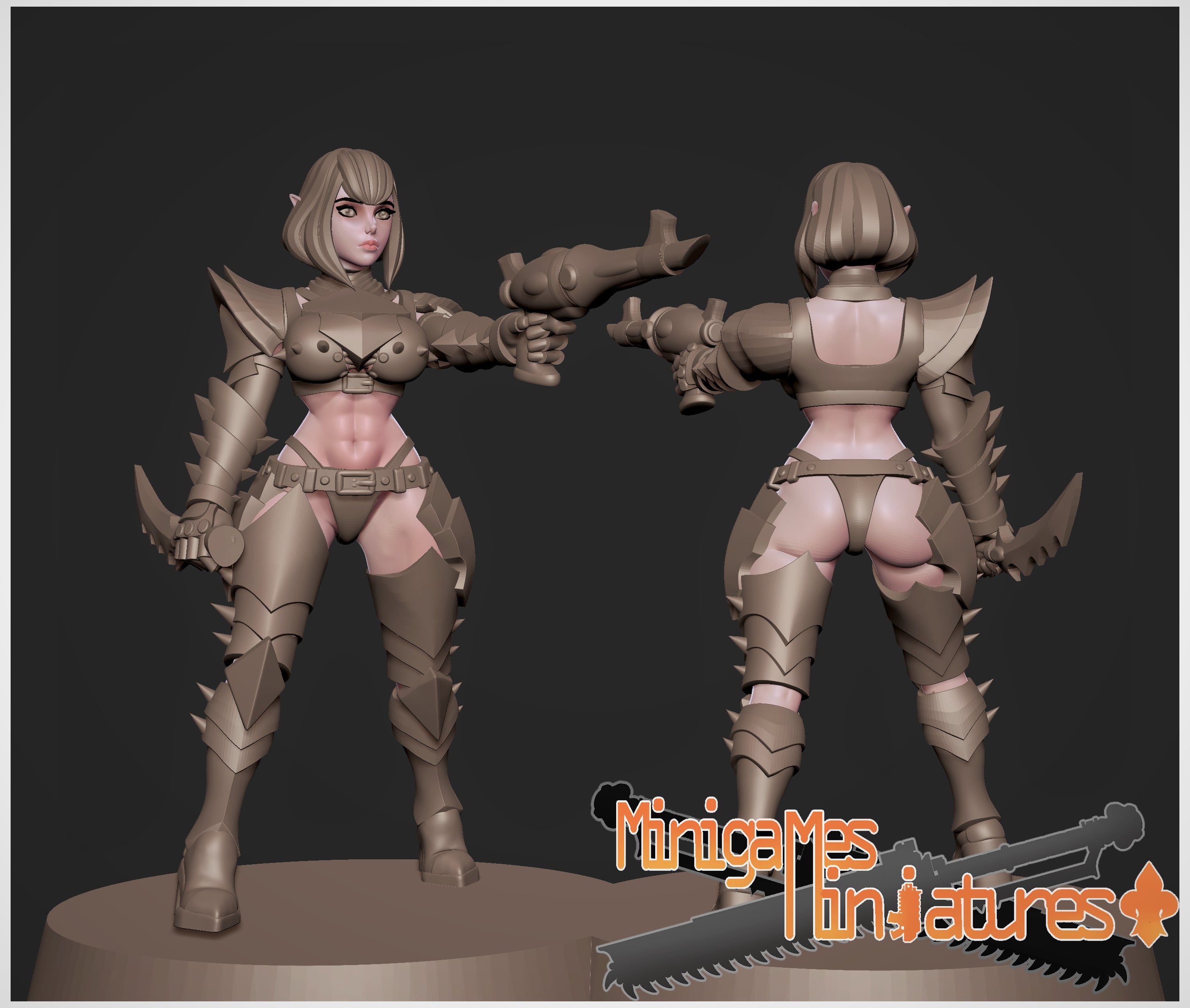 Space Elf Wytches Dark Elf Raider Witches Available as Bits for Customization or in Squads of Five Sculpted by Minigames Miniatures. Heads, Torsos, weapons and More!
