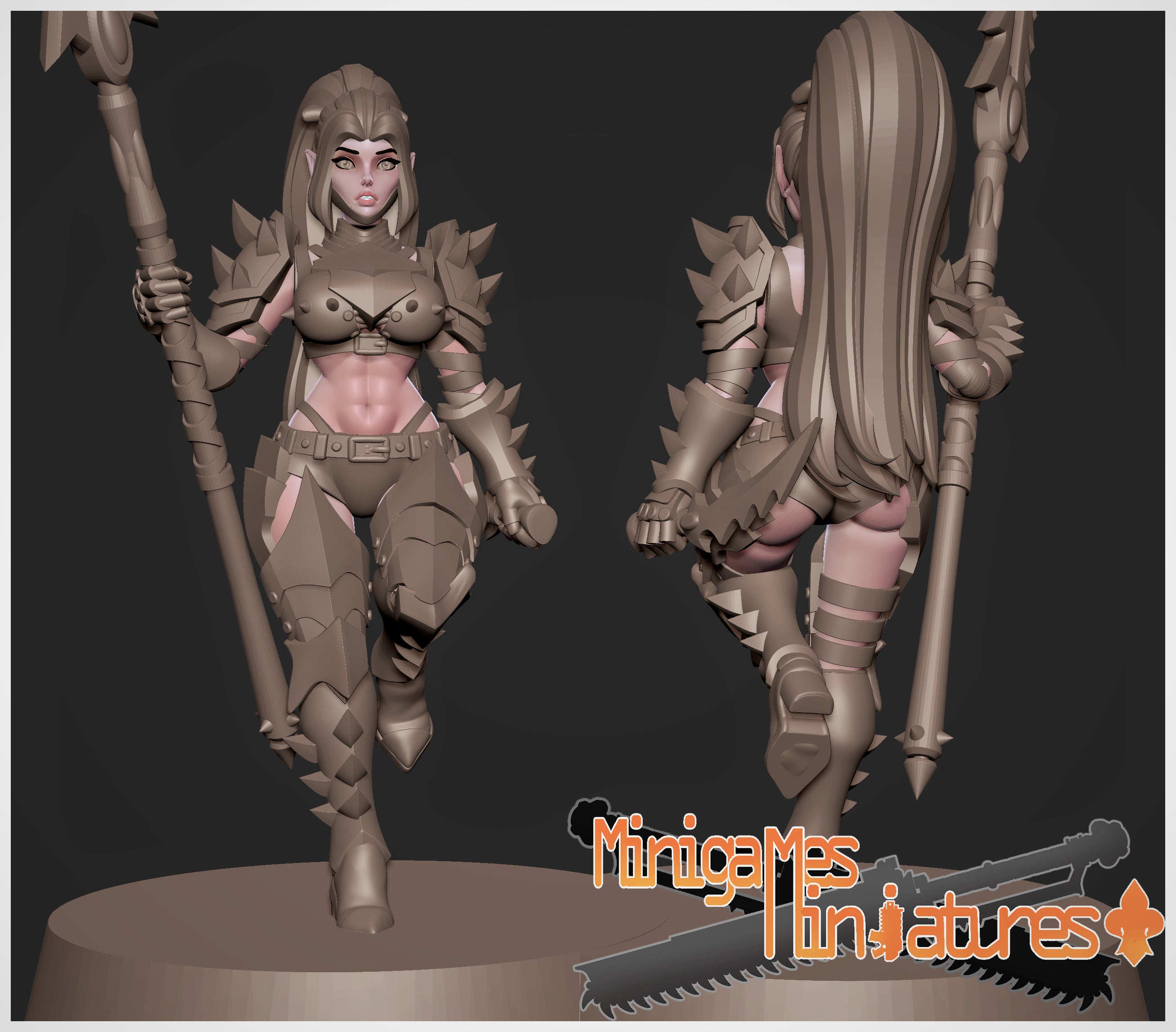 Space Elf Wytches Dark Elf Raider Witches Available as Bits for Customization or in Squads of Five Sculpted by Minigames Miniatures. Heads, Torsos, weapons and More!
