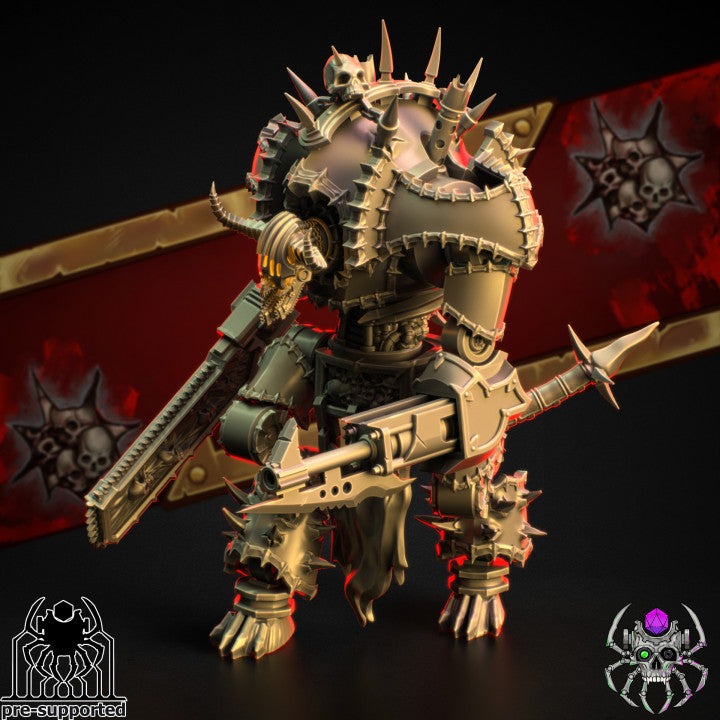 The Bloody Skulls Butcher By Eight Legs Miniatures – 32mm Wargaming Scale