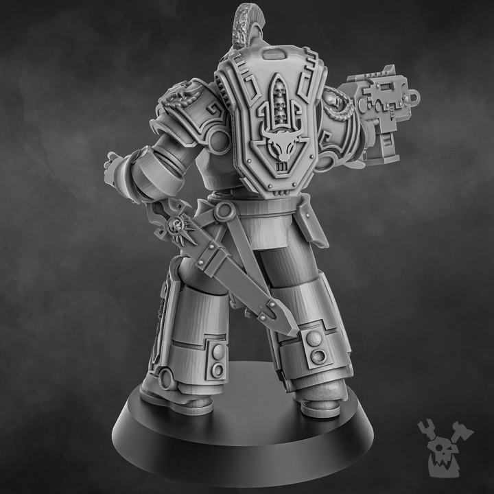 Bullwhip Warrior by DakkaDakka for 32mm tabletop (Copy)