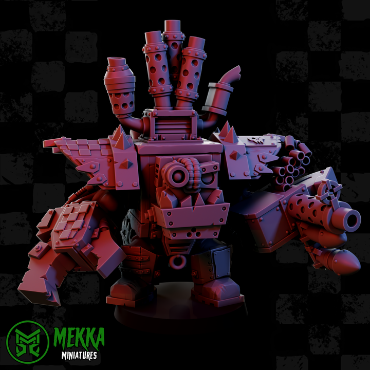 Mega Armoured Orcs Set 2 by Mekka Miniatures - 32mm Wargaming Scale
