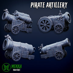 Pirate Artillery by Mekka Miniatures - 32mm Wargaming Scale