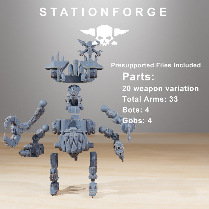 Gobs Pirate Bots by Station Forge – 32mm Wargaming Scale
