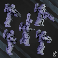 Space Knights Tactical Squad by DakkaDakka for 32mm tabletop