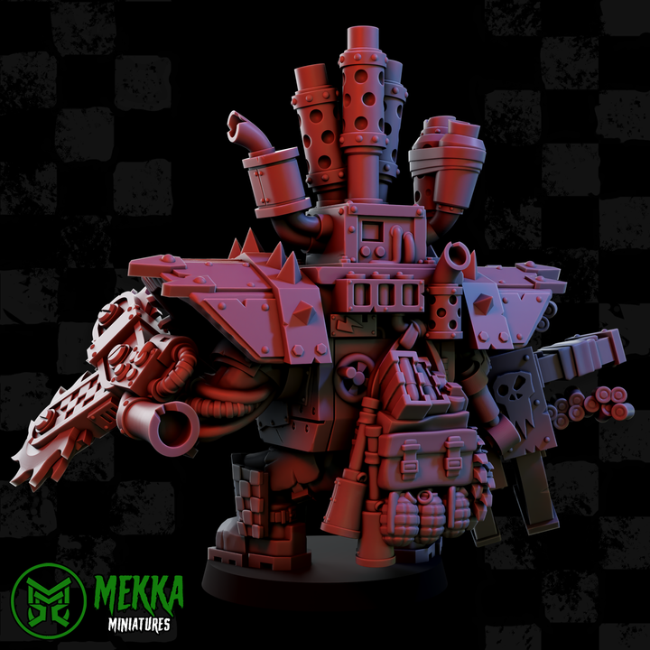 Mega Armoured Orcs Set 2 by Mekka Miniatures - 32mm Wargaming Scale