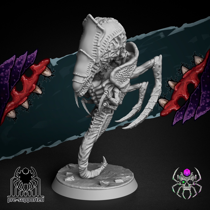 Mind Crusher of the Hive By Eight Legs Miniatures – 32mm Wargaming Scale