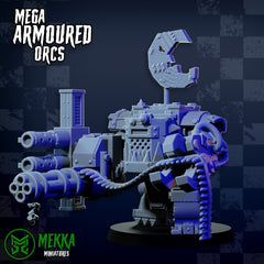 Mega Armoured Orcs by Mekka Miniatures - 32mm Wargaming Scale