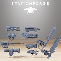 GrimGuard Walker Mk1 by Station Forge – 32mm Wargaming Scale