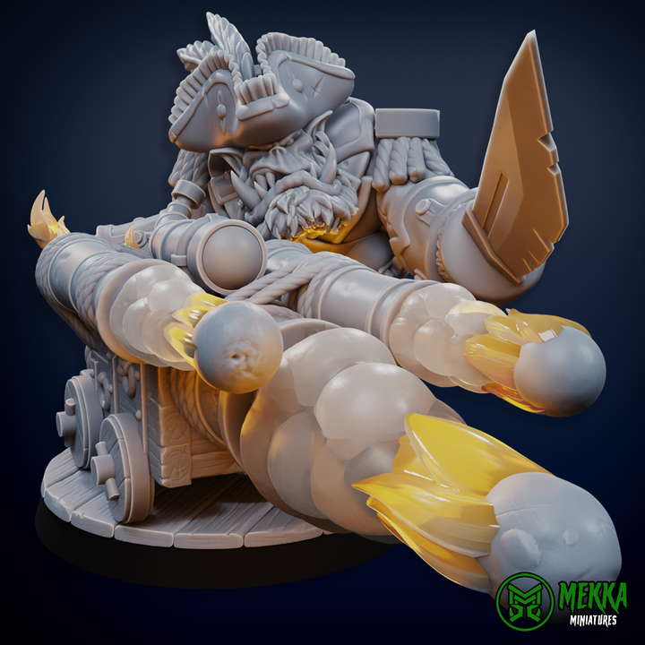 The Flashy Pirate Set by Mekka Miniatures - 32mm Wargaming Scale