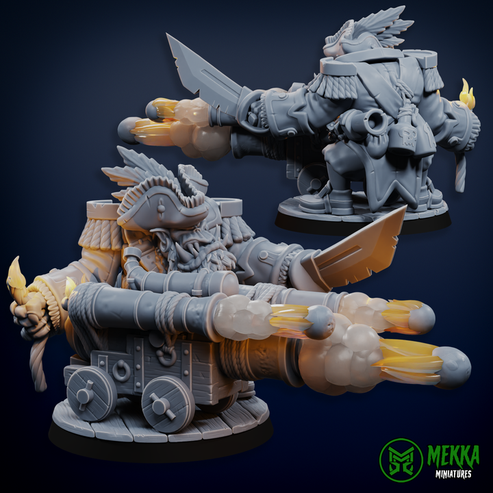 The Flashy Pirate Set by Mekka Miniatures - 32mm Wargaming Scale
