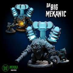 Big Mekanics - Steam-Powered Orc Engineers by Mekka Miniatures - 32mm Wargaming Scale