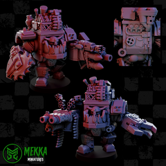 Mega Armoured Orcs Set 2 by Mekka Miniatures - 32mm Wargaming Scale