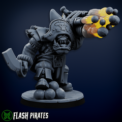 The Flashy Pirate Set by Mekka Miniatures - 32mm Wargaming Scale