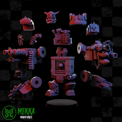 Mega Armoured Orcs Set 2 by Mekka Miniatures - 32mm Wargaming Scale