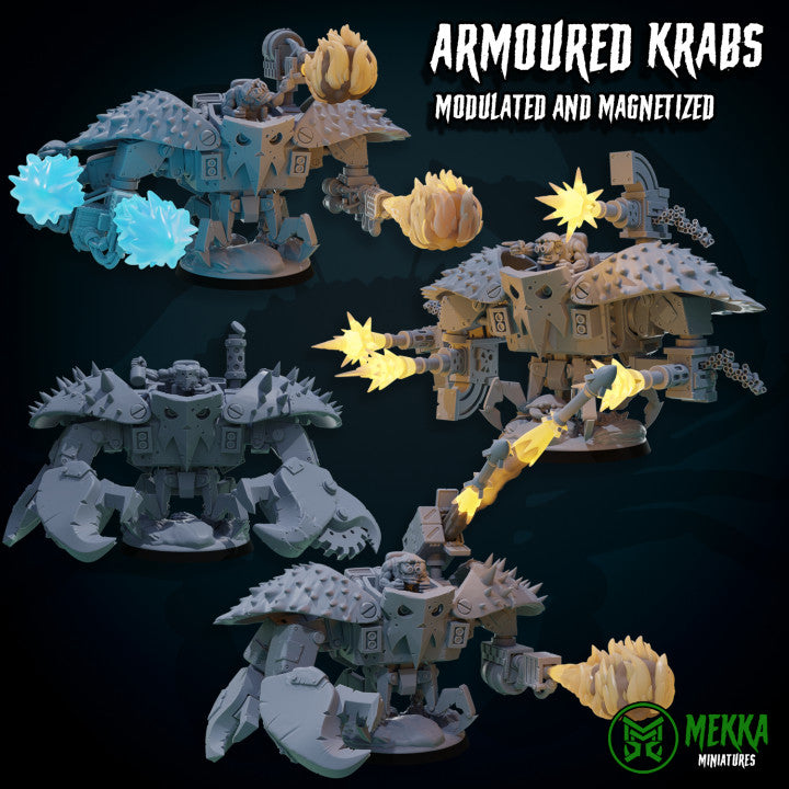 Armoured Krabs by Mekka Miniatures - 32mm Wargaming Scale