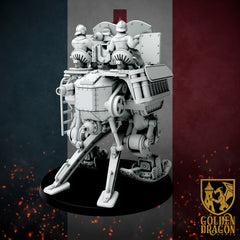 New French Republic - CAIM 38 "Danton" Battle Walker By Golden Dragon Games – 32mm Wargaming Scale