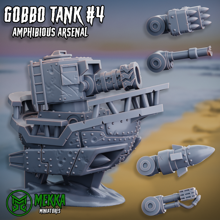 Gobbo Tank Set by Mekka Miniatures - 32mm Wargaming Scale