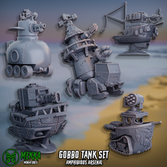 Gobbo Tank Set by Mekka Miniatures - 32mm Wargaming Scale