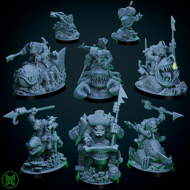 Chompa Riders by Mekka Miniatures - 32mm Wargaming Scale