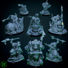 Chompa Riders by Mekka Miniatures - 32mm Wargaming Scale