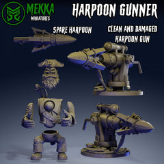 Harpoon Gunner by Mekka Miniatures - 32mm Wargaming Scale