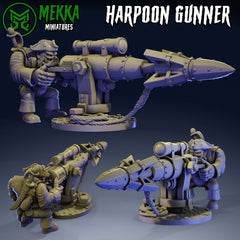 Harpoon Gunner by Mekka Miniatures - 32mm Wargaming Scale