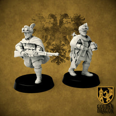 Holy Roman Empire - Scharfschütze Teams By Golden Dragon Games – 32mm Wargaming Scale