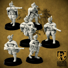 Holy Roman Empire - Scharfschütze Teams By Golden Dragon Games – 32mm Wargaming Scale