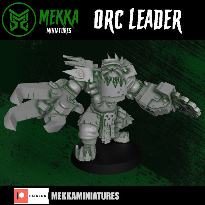 Orc Leader by Mekka Miniatures - 32mm Wargaming Scale