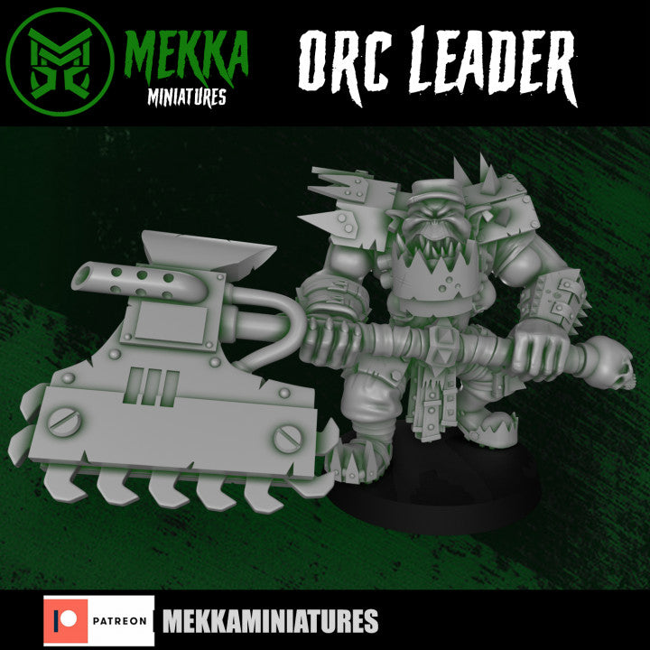 Orc Leader by Mekka Miniatures - 32mm Wargaming Scale