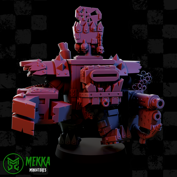 Mega Armoured Orcs Set 2 by Mekka Miniatures - 32mm Wargaming Scale