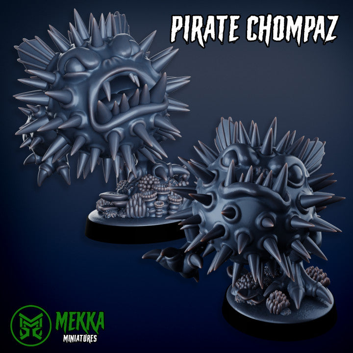 Pirate Chompaz Set by Mekka Miniatures - 32mm Wargaming Scale
