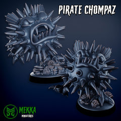 Pirate Chompaz Set by Mekka Miniatures - 32mm Wargaming Scale