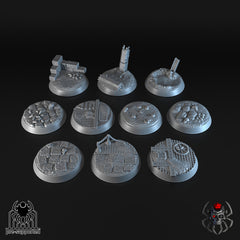 Base Pack Ø 32 mm - 1 (x10 Units) By Eight Legs Miniatures – 32mm Wargaming Scale