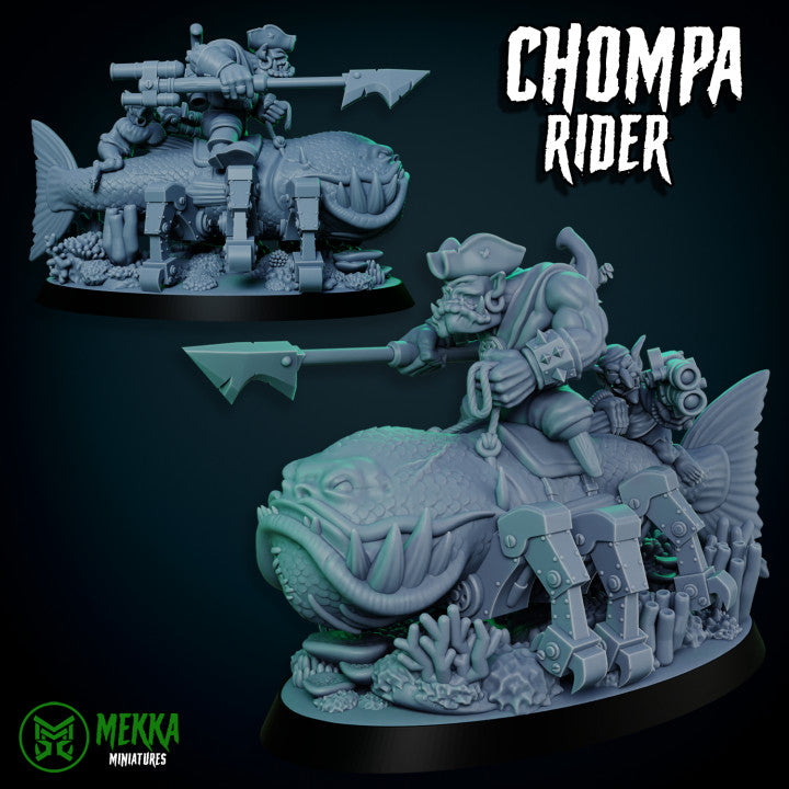 Chompa Riders by Mekka Miniatures - 32mm Wargaming Scale