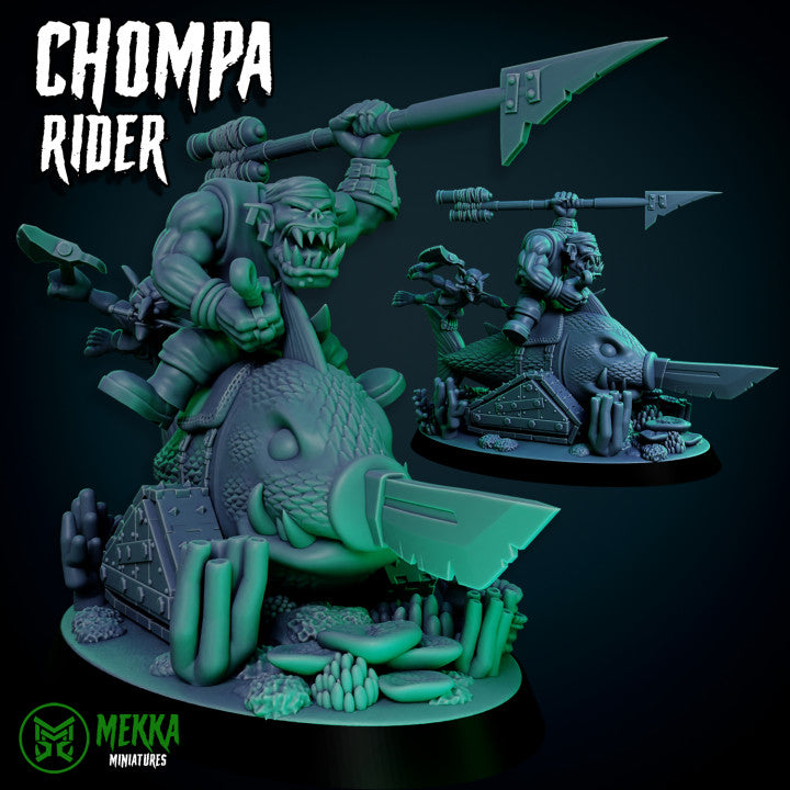 Chompa Riders by Mekka Miniatures - 32mm Wargaming Scale