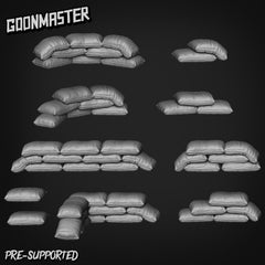 Basing Bits - Sandbags by Goonmaster 32mm Tabletop Games