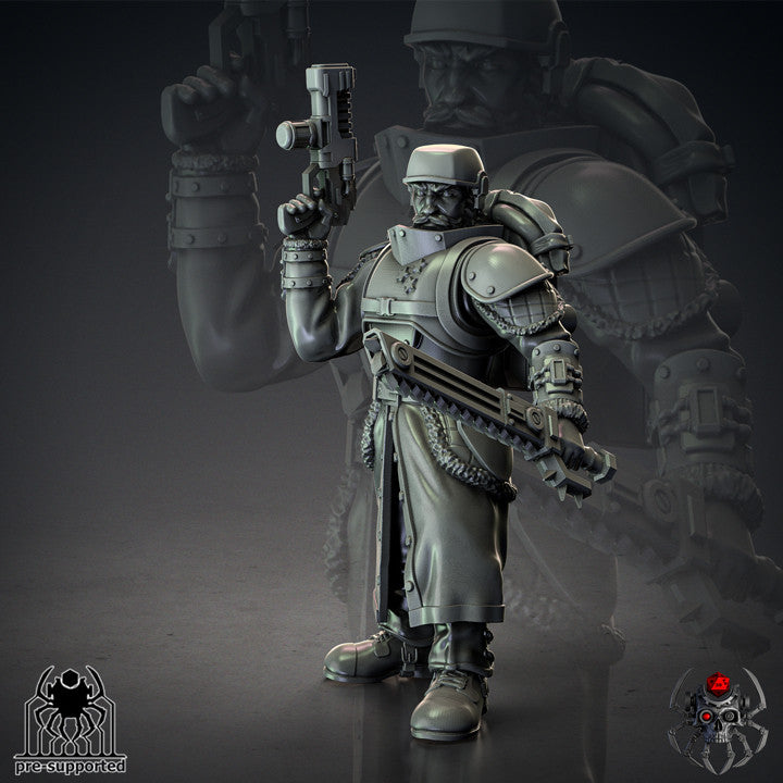 Special Forces "IceWind" Commander By Eight Legs Miniatures – 32mm Wargaming Scale