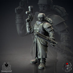 Special Forces "IceWind" Commander By Eight Legs Miniatures – 32mm Wargaming Scale