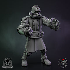 Armageddon Squad Commander By Eight Legs Miniatures – 32mm Wargaming Scale