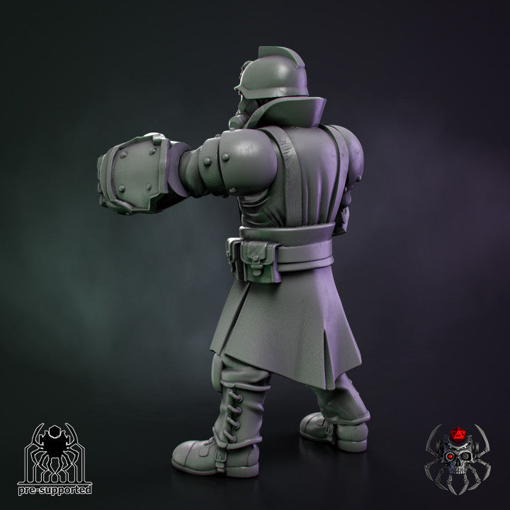 Armageddon Squad Commander By Eight Legs Miniatures – 32mm Wargaming Scale