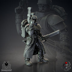 Special Forces "IceWind" Commander By Eight Legs Miniatures – 32mm Wargaming Scale