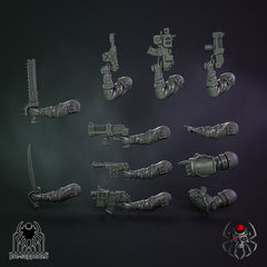 Armageddon Squad Commander By Eight Legs Miniatures – 32mm Wargaming Scale