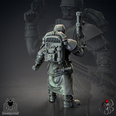 Special Forces "IceWind" Commander By Eight Legs Miniatures – 32mm Wargaming Scale