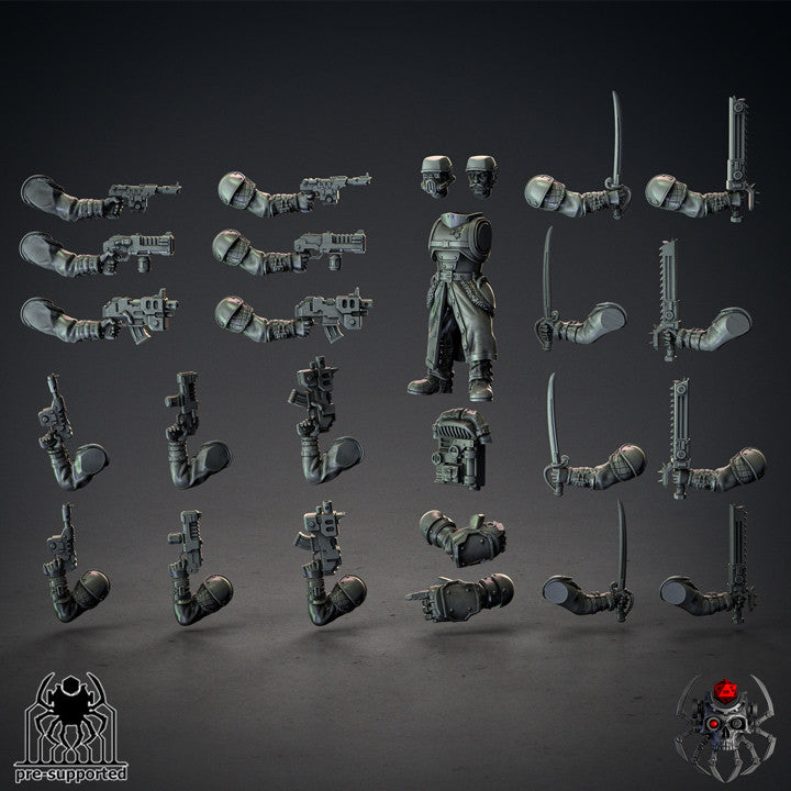 Special Forces "IceWind" Commander By Eight Legs Miniatures – 32mm Wargaming Scale