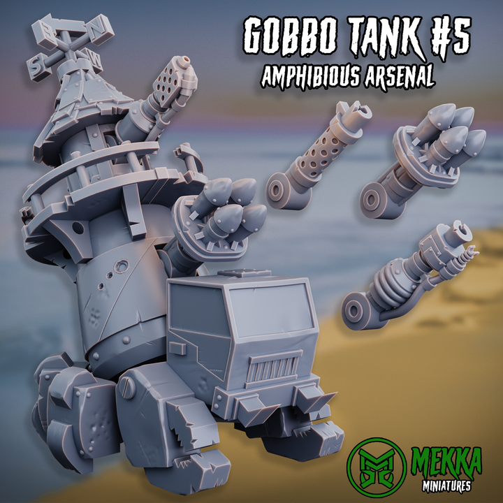 Gobbo Tank Set by Mekka Miniatures - 32mm Wargaming Scale