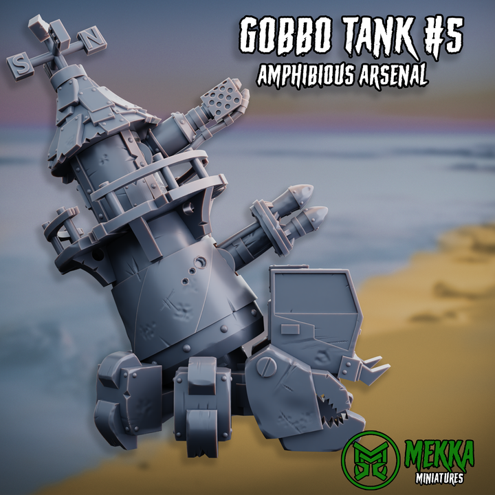 Gobbo Tank Set by Mekka Miniatures - 32mm Wargaming Scale