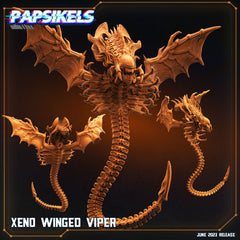 XENO WINGED VIPER by PAPSIKELS MINIATURES 32mm Tabletop Games