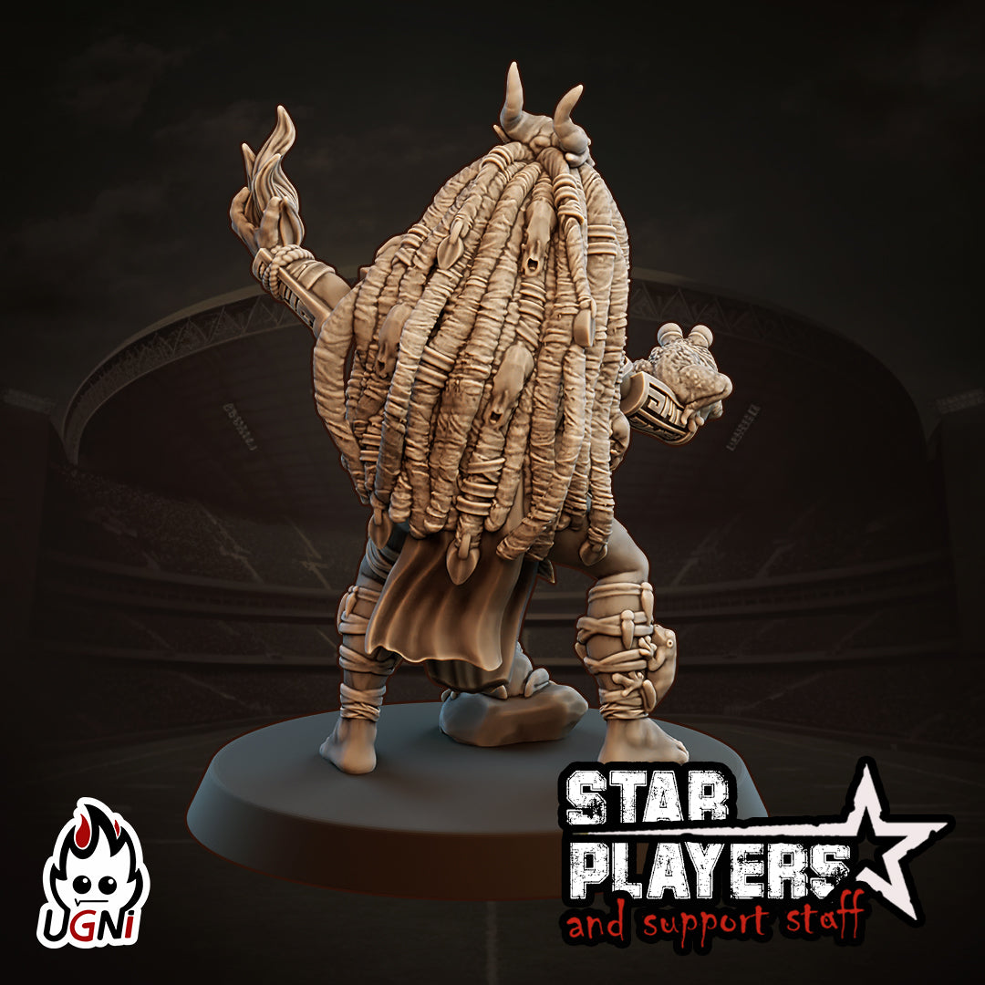 Arielle Venehex Amazon Fantasy Football Star Player Sculpted by Ugni Miniatures for Tabletop Games, Dioramas and Statues