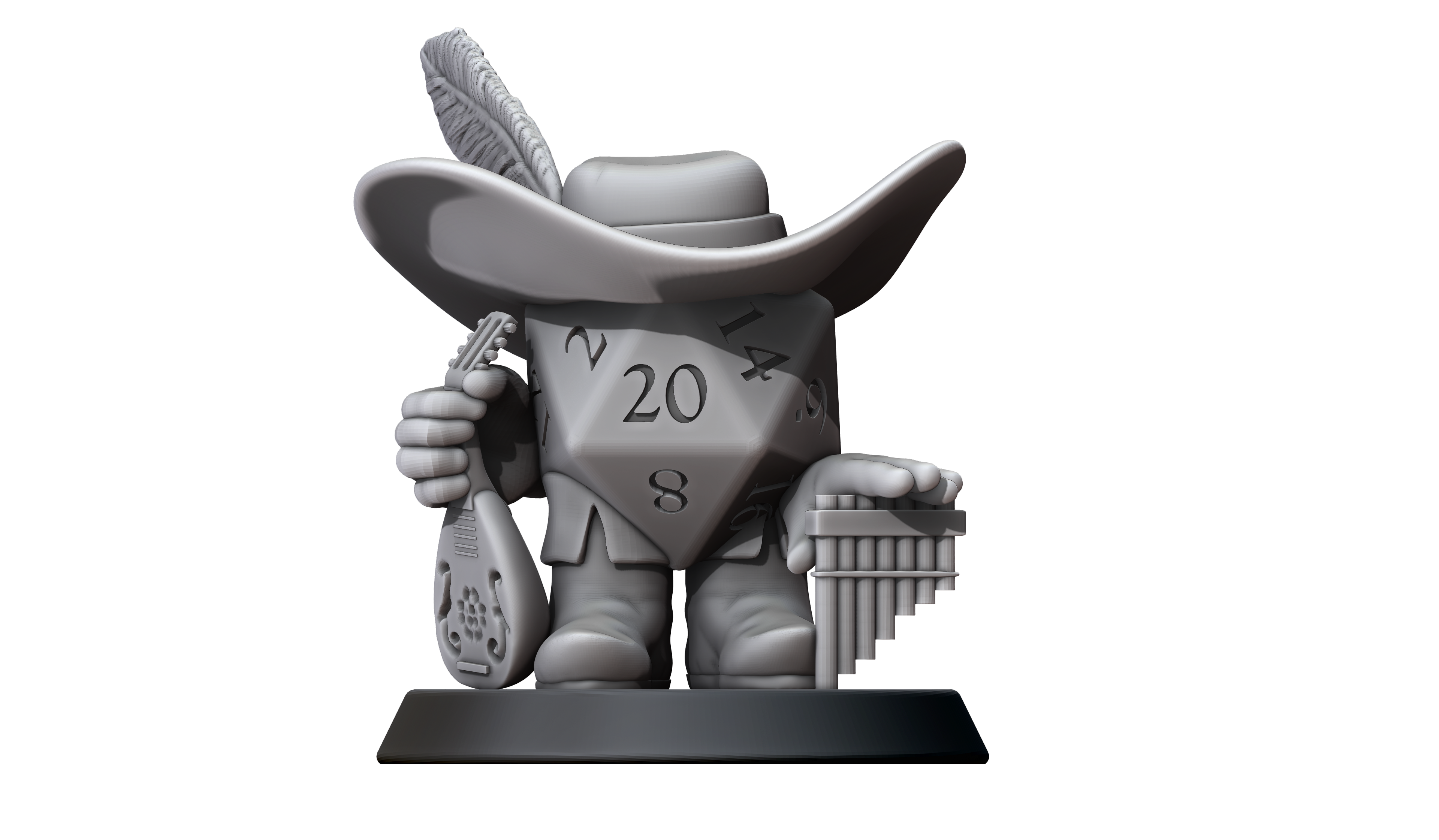 D20 Bakers Dozen Set, All 12 5e Classes Plus Artificer Construct Hero's (Small) by Minitaurus for Tabletop Games, Dioramas and Statues, Available in 15mm, 28mm, 32mm, 32mm heroic, 54mm and 75mm Statue Scale